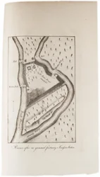 Ruins of an old fort in Tennessee, from an Atlas of the United States, 1824